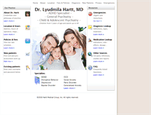 Tablet Screenshot of harttmedicalgroup.com